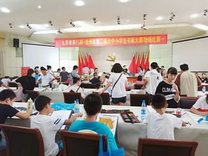 九华农商行杯 池州市第二届 大中小学生书画大赛 举行现场比赛