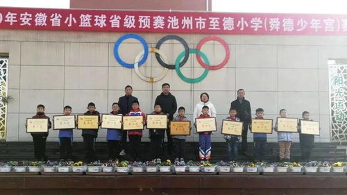 2020年中国小篮球安徽省级预赛池州市至德小学 舜德少年宫 赛区比赛落幕